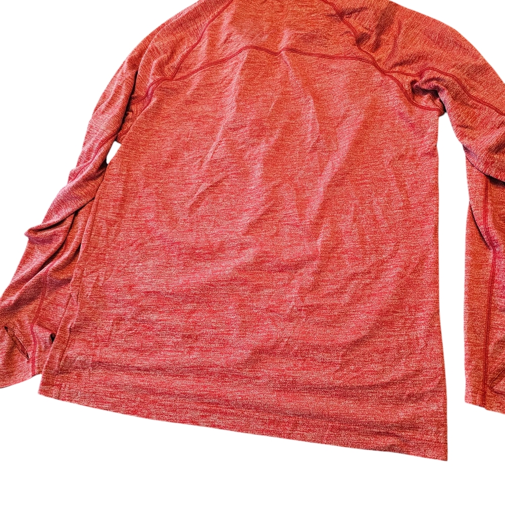 Red Quarter-Zip Pullover - Picture 2 of 3